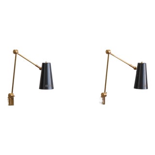 Adjustable Wall Lights by Stilnovo, 1950s, Set of 2 For Sale