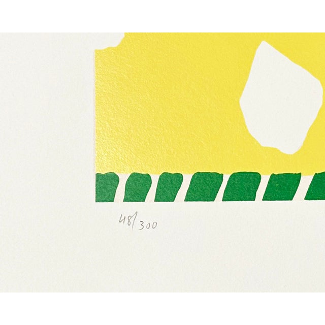 1980s 1980s “Flowers 6” Abstract Serigraph Print by Knox Martin For Sale - Image 5 of 6