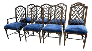 Chinese Chippendale Dining Chairs by Century Furniture- Set of 8