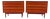 Pair of Danish Teak Four-Drawer Dressers | Arne Vodder | Sculpted Pulls & Finished Backs | C. 1960s, Attributed For Sale