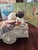 Mid Century Hollywood Glamour Sculpture Buddha Carriage For Sale - Image 14 of 16