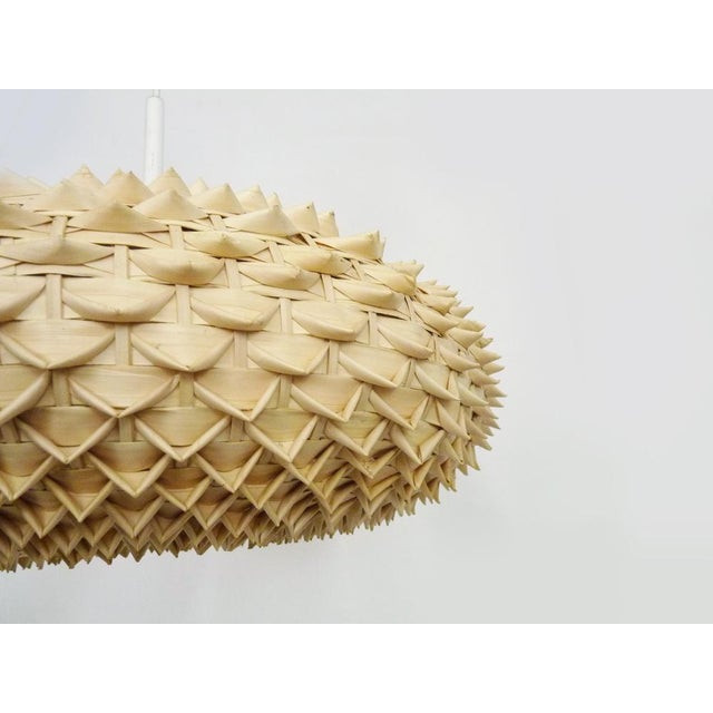 Early 21st Century Large Pendant Light in Coconut Wood by Wiebke Braasch for Ikea, 2010 For Sale - Image 5 of 11