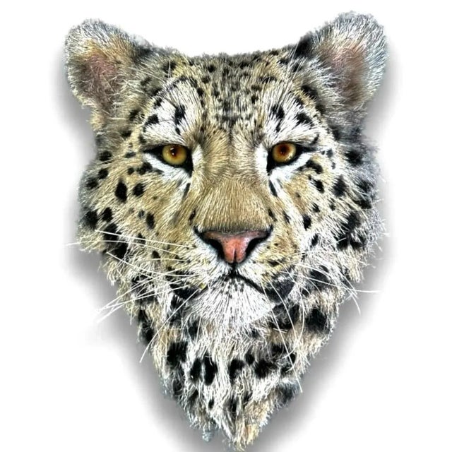 Figurative Anne Andersson Sisal Fiber Snow Leopard 2006 For Sale - Image 3 of 12