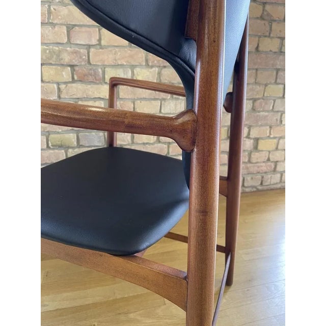 Slagelse Møbelværk Armchair by Eva & Nils Koppel for Slagelse Møbelværk, 1960s For Sale - Image 4 of 12