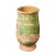 Late 19th Century French Provincial 1880s Green Glazed Oblong Terracotta Jar with Weathered Patina For Sale - Image 5 of 12