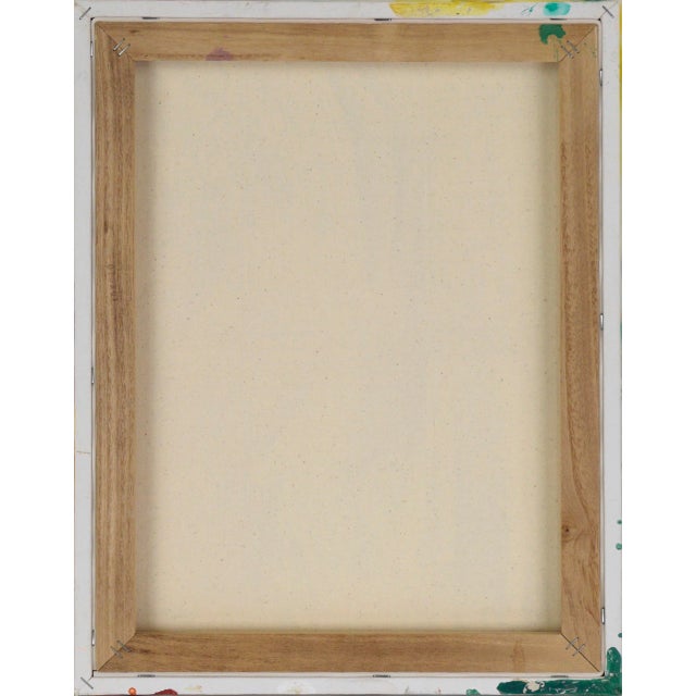 Textile Parallel - Abstract Expressionist Composition in Acrylic on Canvas by Charles David Francis For Sale - Image 7 of 7