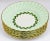 Green 1940s Minton England "Cheviot Green" S503 Fine Bone China Estate Dinnerware Set, Service for 12+ — 77 Pieces, For Sale - Image 8 of 10