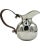 Vintage Hermes Paris Silver Plated Pitcher W Leather Handle Barware For Sale - Image 13 of 13