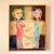 Early 21st Century Vintage French Contemporary Modernist Figural on Canvas For Sale - Image 5 of 12