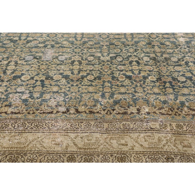 Late 19th Century Late 19th Century Antique Persian Malayer Rug - 06'10 X 15'04 For Sale - Image 5 of 9