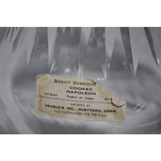 Flawless Discontinued Baccarat Piccadilly Crystal Decanter, Original Charm For Sale - Image 9 of 10