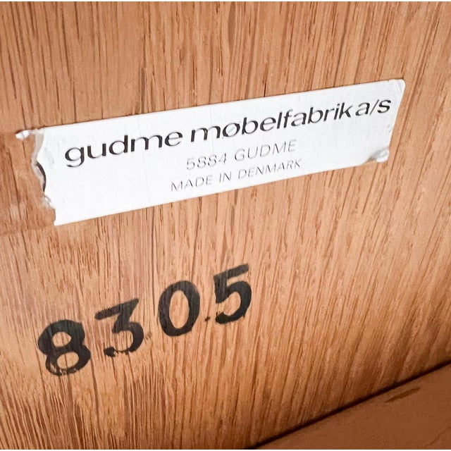 Extendable Dining Table from Gudme Mobelfabrik, 1970s For Sale - Image 16 of 17