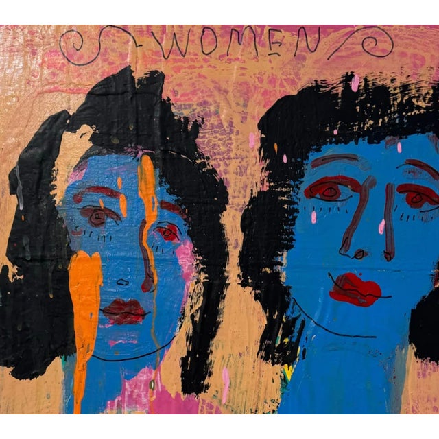 Women by Patricia Zinsmeister Parker (1934 - 2024) Mixed Media on Canvas, 2016, 18" x 24" Patricia Zinsmeister Parker’s...