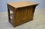 2020s Mission 4 Drawer Oak Kitchen Island in Michael's Cherry For Sale - Image 5 of 6