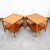 Wood Mid Century Modern Nightstand Set Walnut Drawer End Heritage 1961 Two Side Table For Sale - Image 7 of 12