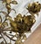 Gold Vintage 47" Italian Rococo Gold Gilded Floral Vine Wall Hanging Candle Sconce For Sale - Image 8 of 9