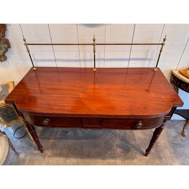 English Sideboard With Splash Rail For Sale - Image 4 of 12