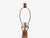 1960s Mid-Century Modern Gordon & Jane Martz, Large Table Lamp, Brown Glazed Ceramic For Sale In New York - Image 6 of 12