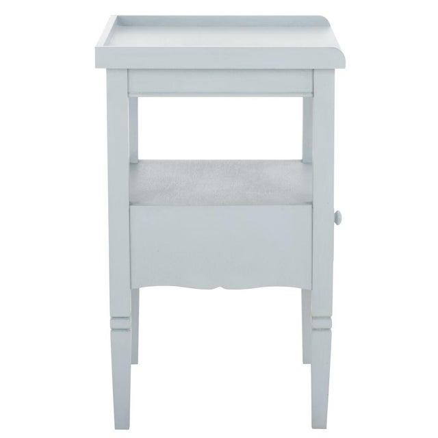 Baby Blue Araminta 1 Drawer Accent Table in Winter Sky For Sale - Image 8 of 9