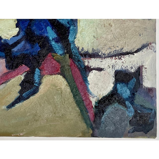 1976 Abstract Expressionist Color Study - Oil on Canvas by Hannah Dalbey #2 For Sale - Image 4 of 7
