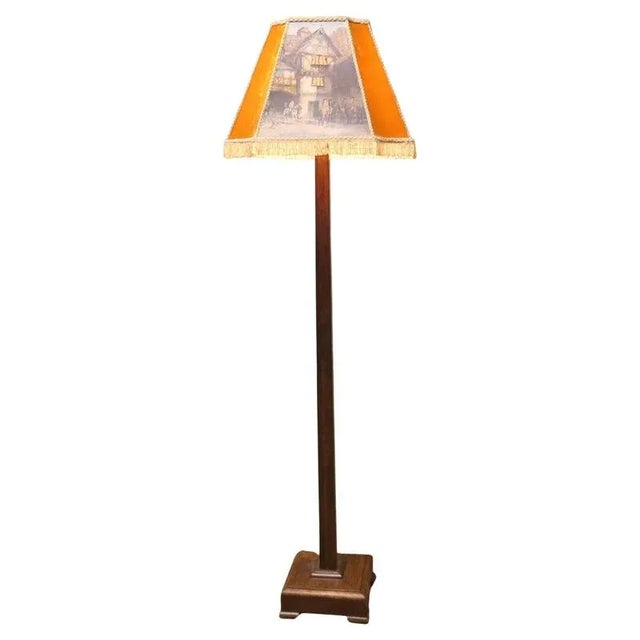 Brown Art Deco Standard or Floor Lamp, 1920s For Sale - Image 8 of 8