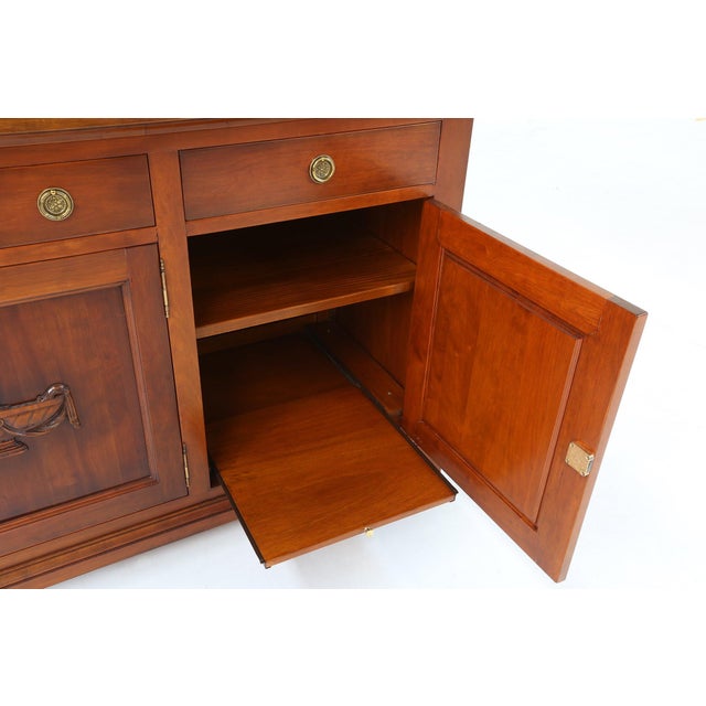 English Wooden Bookcase, 1950s For Sale - Image 15 of 18