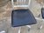 Metal Emeco 1022 Aluminum Leather Navy Semi Upholstered Swivel Chairs Set of 3 For Sale - Image 7 of 18