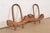 A rustic antique wooden ox yoke originally used as a working farm implement. Hand-carved from solid wood with original...
