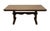 French Country Kincaid Furniture Pine Rustic Country French 71" Trestle Dining Table 1057-1-84 For Sale - Image 3 of 10