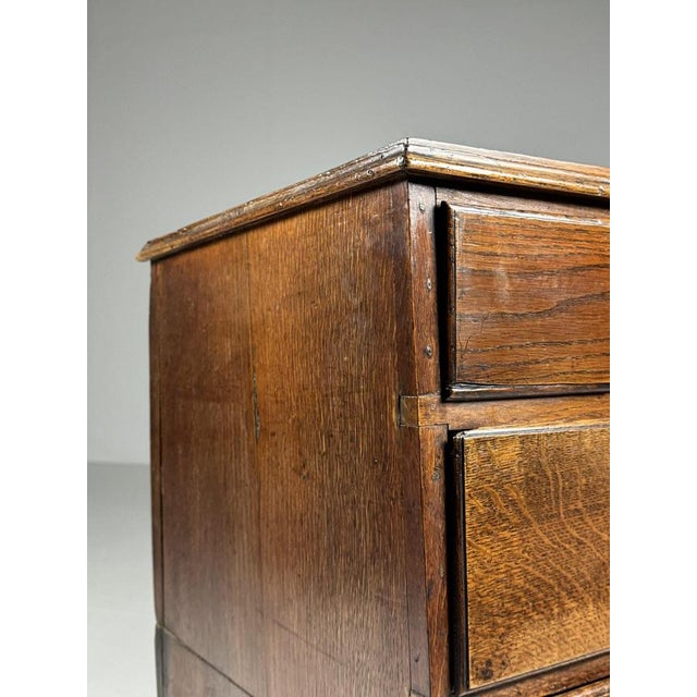 Brown Antique English Chest of Drawers, 1780s For Sale - Image 8 of 18