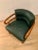 Wood Art Deco Leather Chair in the style of Eugene Schoen, 1920s For Sale - Image 7 of 15