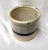 Mid 20th Century Vintage Blue Stripe Stoneware Crock/Salt For Sale - Image 5 of 11