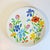 1970s Vintage Heinrich & Co German Boho Chic Hollywood Regency Flora Platter For Sale - Image 10 of 15