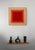 Abstract Contemporary Abstract Acrylic on Canvas "Filtered Light (Aureolin Yellow / Rose Madder)" by Andy Harwood For Sale - Image 3 of 4