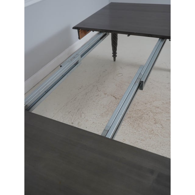 Ethan Allen British Classics Gray Finish Dining Table For Sale - Image 11 of 18