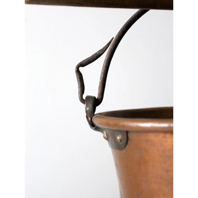 Antique Copper Hearth Pot For Sale - Image 11 of 12