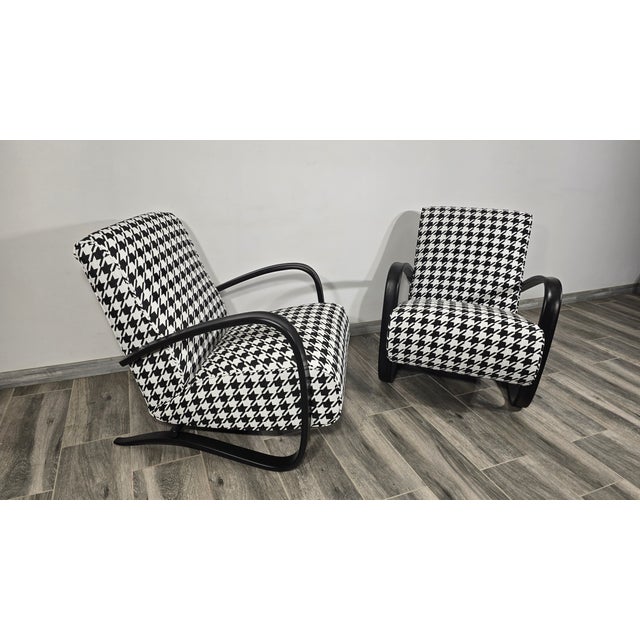 H-269 Armchairs from Jindřich Halabala, 1940s, Set of 2 For Sale - Image 10 of 13
