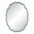 Isly Robin's Egg Blue Oval Mirror For Sale