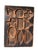 Child's antique puzzle board. c 1890-1900 in original black paint. From the Folk Art collection of Peter Brams, sold at...
