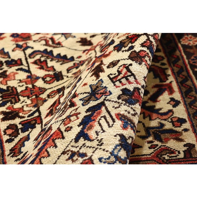 Vintage Persian Heriz Rug, 02'11 X 04'04 For Sale In Dallas - Image 6 of 10