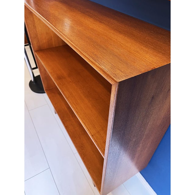 Mid-Century Modern Teak Open Bookcase, 1960s For Sale - Image 3 of 8