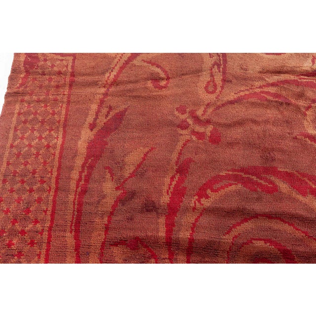 French Antique French Savonnerie Rug For Sale - Image 3 of 9