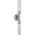 Casoria 23" Linear Sconce in Polished Nickel with Clear Glass Designer: AERIN Height: 23.5" Extension: 4.25" Backplate:...