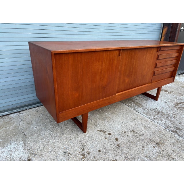 Kurt Ostervig Teak Credenza For Sale - Image 11 of 12