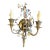 19th French Century Gilt and Porcelain Wall Sconce For Sale