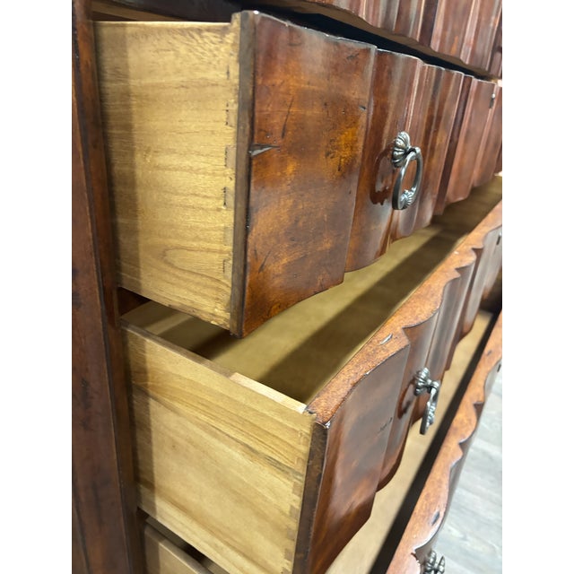 Brown Highland House European Excursions Block Front Master Chest For Sale - Image 8 of 14