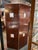 Vintage Art Deco Style Mahogany Etched Glass Three Panel Room Divider Screen For Sale - Image 12 of 13