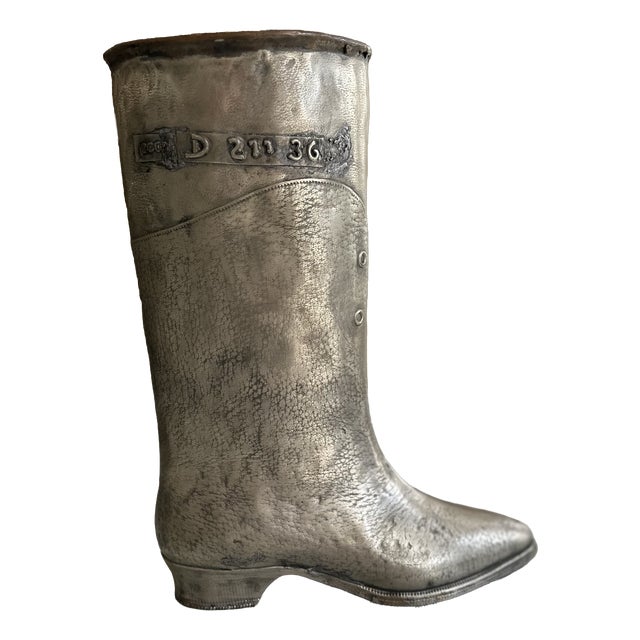 Mid-20th Century Industrial Turkish Metal Boot Mold For Sale