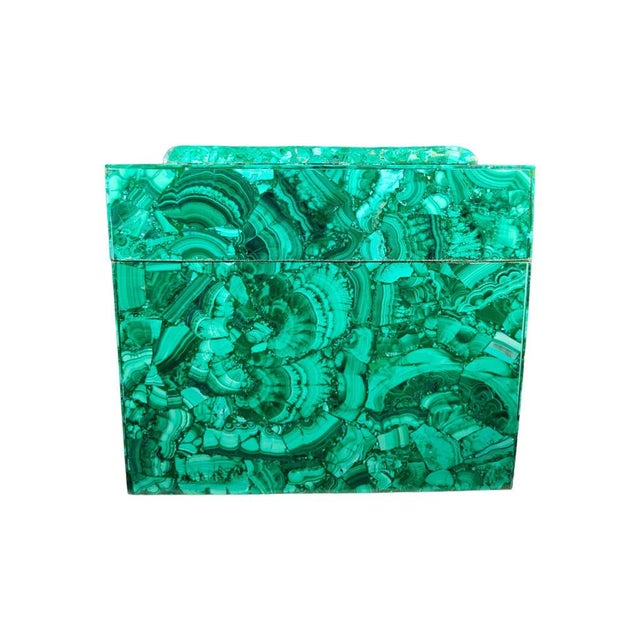 Green Large Mid-Century Malachite Box, 1950s For Sale - Image 8 of 14