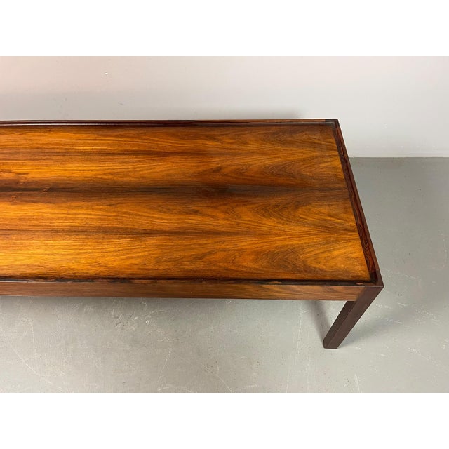 Brown Mid-Century Modern Wooden Coffee Table by Pesch, Germany, 1960s For Sale - Image 8 of 11